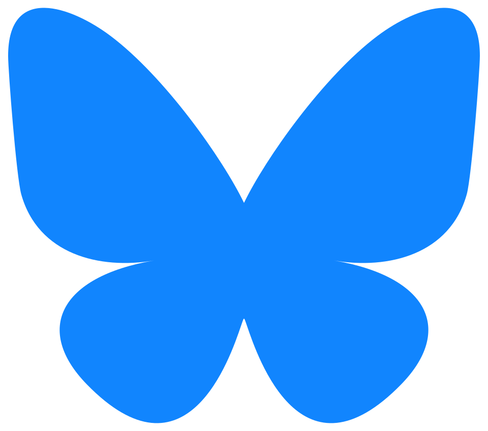 bluesky social media logo
